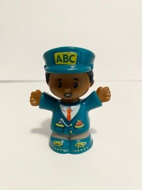 4/$20 Little People Bus Driver Worker Airport Toy Fisher Price 🛑